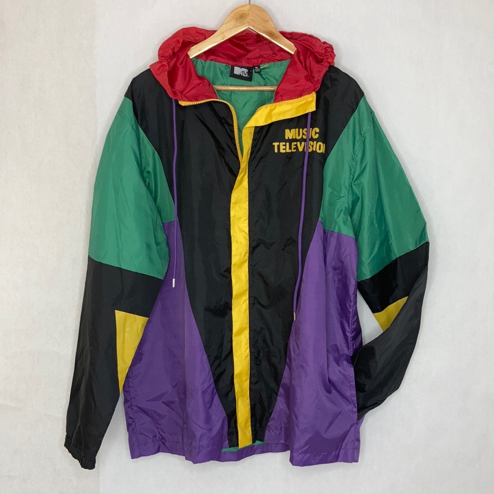 MTV raincoat bomber jacket